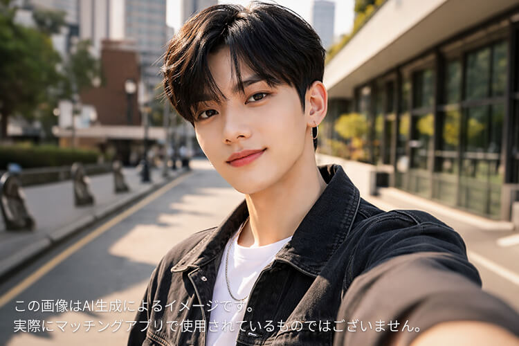 モテる男性写真のイメージ