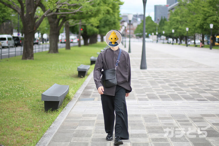 行幸通りで撮影した遥斗